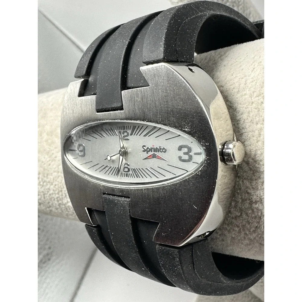 Sprinto Single Orbiter 2153 Mens Watch New Battery 54MM 8